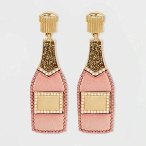 NEW  BAUBLEBAR PINK CHAMPAGNE
EARRINGS